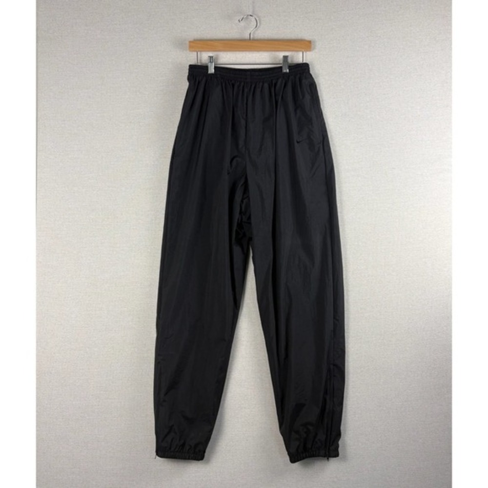 Vtg 90s Nike Track Pants Mens XL Lined Windbreaker Black Joggers Training Sports